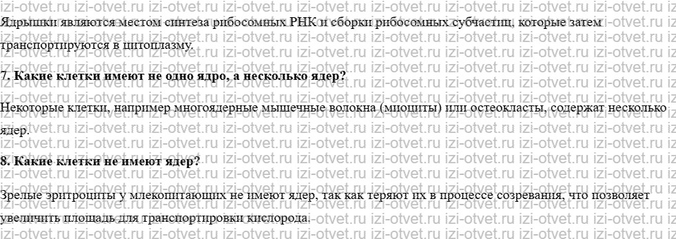 ГДЗ по биологии учебник 10-11 класс Каменский, Криксунов, Пасечник § 14. Строение Клетки. Клеточная мембрана. Ядро рисунок 2
