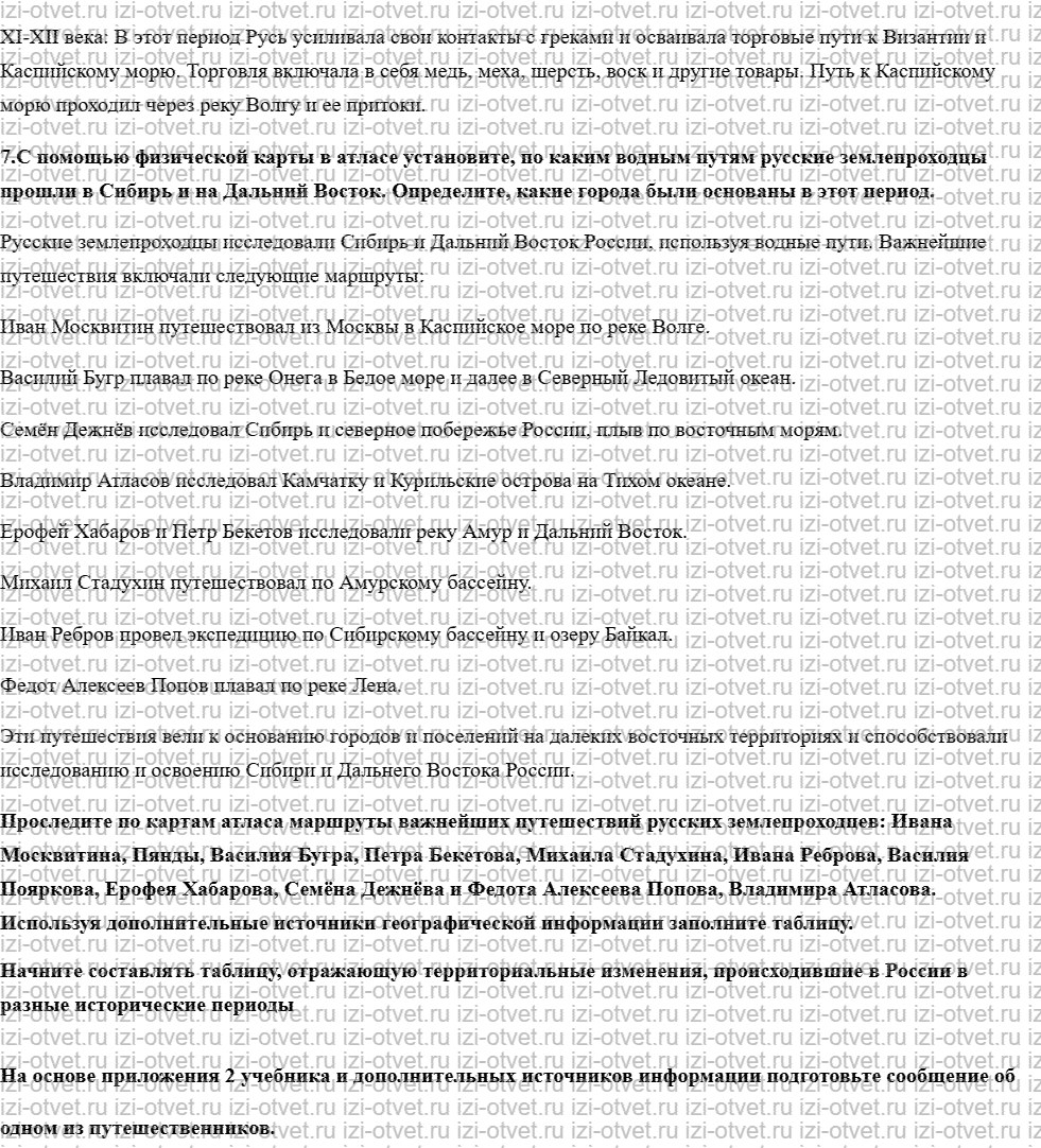 ГДЗ по географии 8 класс учебник Пятунин, Таможняя  § 9. Заселение и освоение территории России в IX–XVII веках рисунок 2