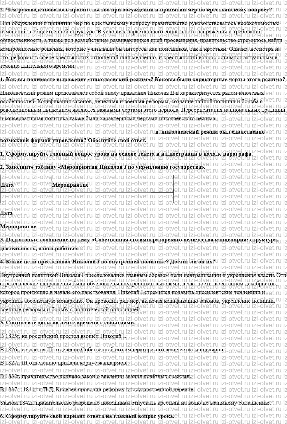 ГДЗ по истории 9 класс учебник Ляшенко, Волобуев § 5. Охранительный курс во внутренней политике рисунок 2