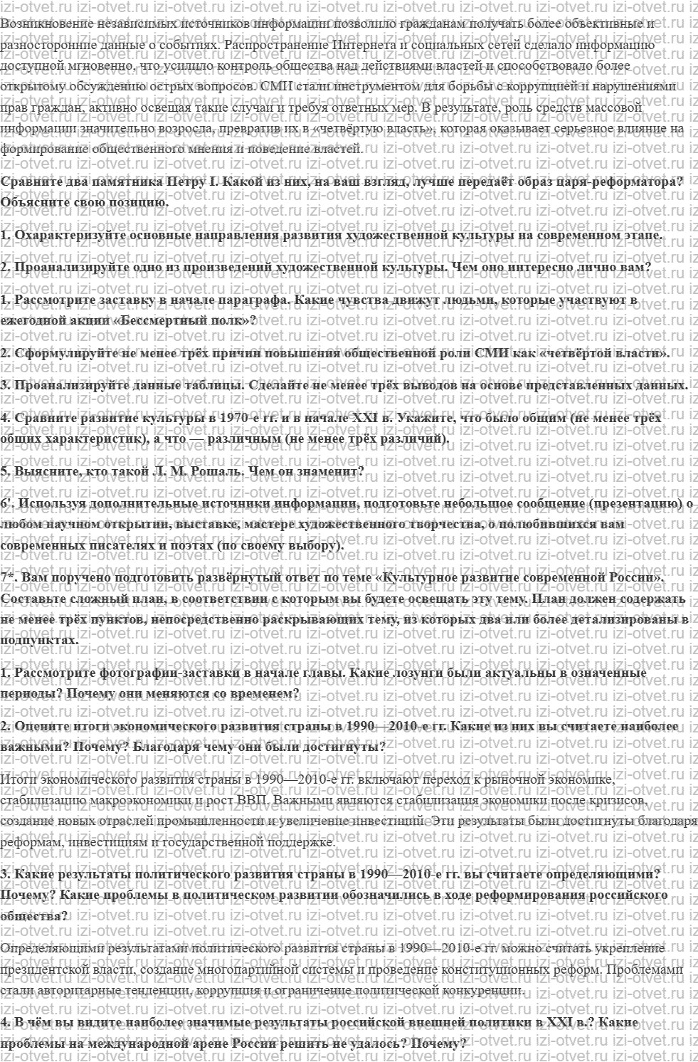 ГДЗ по истории 10 класс учебник Шубин, Мягков §45. Наука, образование и культура в России в конце XX — начале XXI века рисунок 2