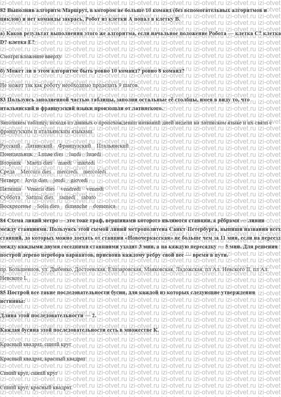 ГДЗ по информатике 6 класс Семенов, Рудченко Повторение рисунок 2