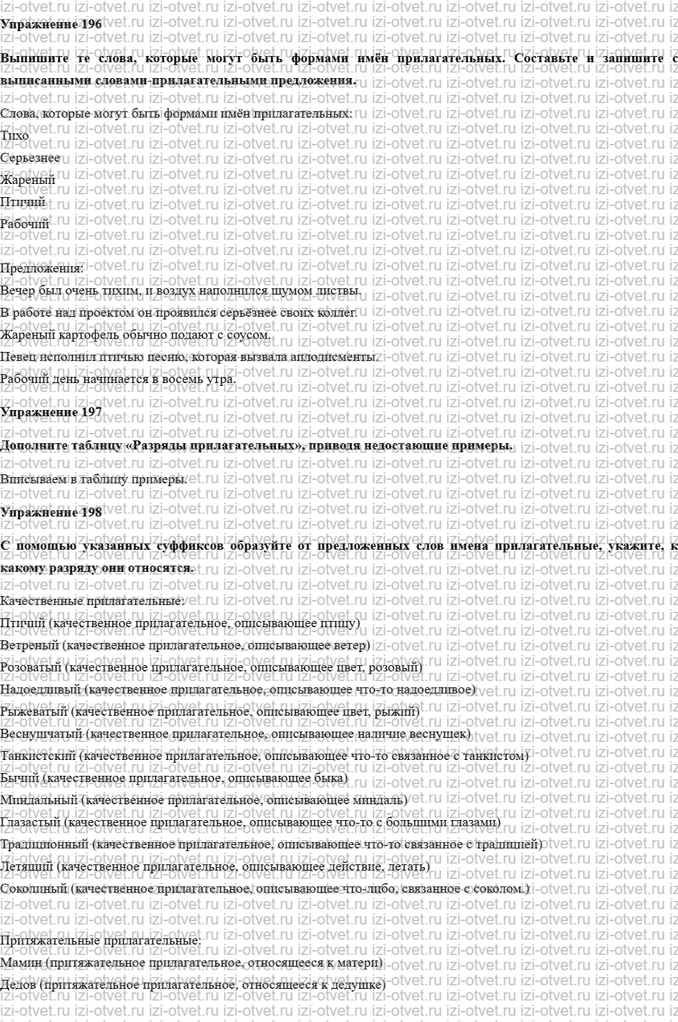 ГДЗ по русскому языку 10 класс учебник Чердаков, Дунев § 18 употребление имен прилагательных. рисунок 1
