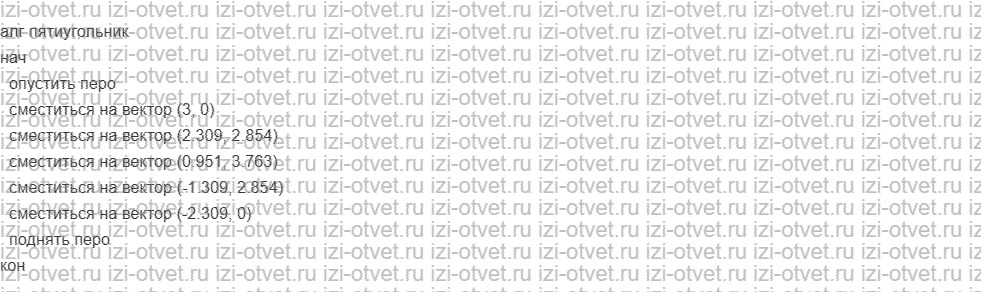 ГДЗ по информатике 6 класс учебник Босова § 18. Управление исполнителем Чертёжник рисунок 6