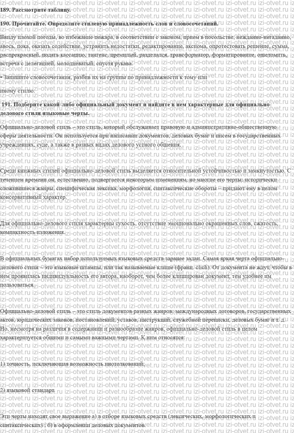 ГДЗ по русскому языку 9 класс Зеленина, Кон § 36. Стили речи. Культура речи. рисунок 1