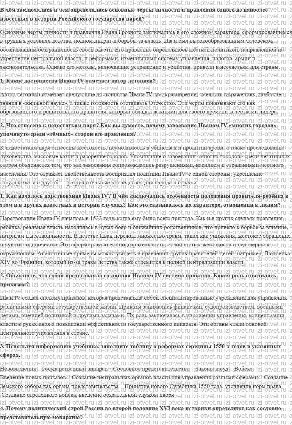 ГДЗ по истории 7 класс учебник Пчелов, Лукин § 2. Иван Грозный — первый русский царь рисунок 1