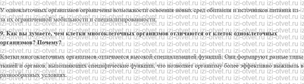 ГДЗ по биологии 8 класс учебник Сонин, Захаров §2 Подцарство Многоклеточные: Тип Губки рисунок 2