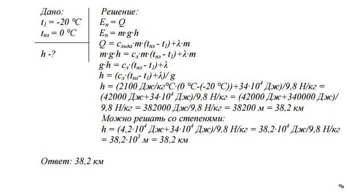 С какой высоты должен упасть кусок олова. Лед при температуре 0 -10 -50. С какой высоты должна падать градинка чтобы после удара о землю. С какой высота должна падат ьвода. Рассчитайте с какой высоты должна упасть капля воды.